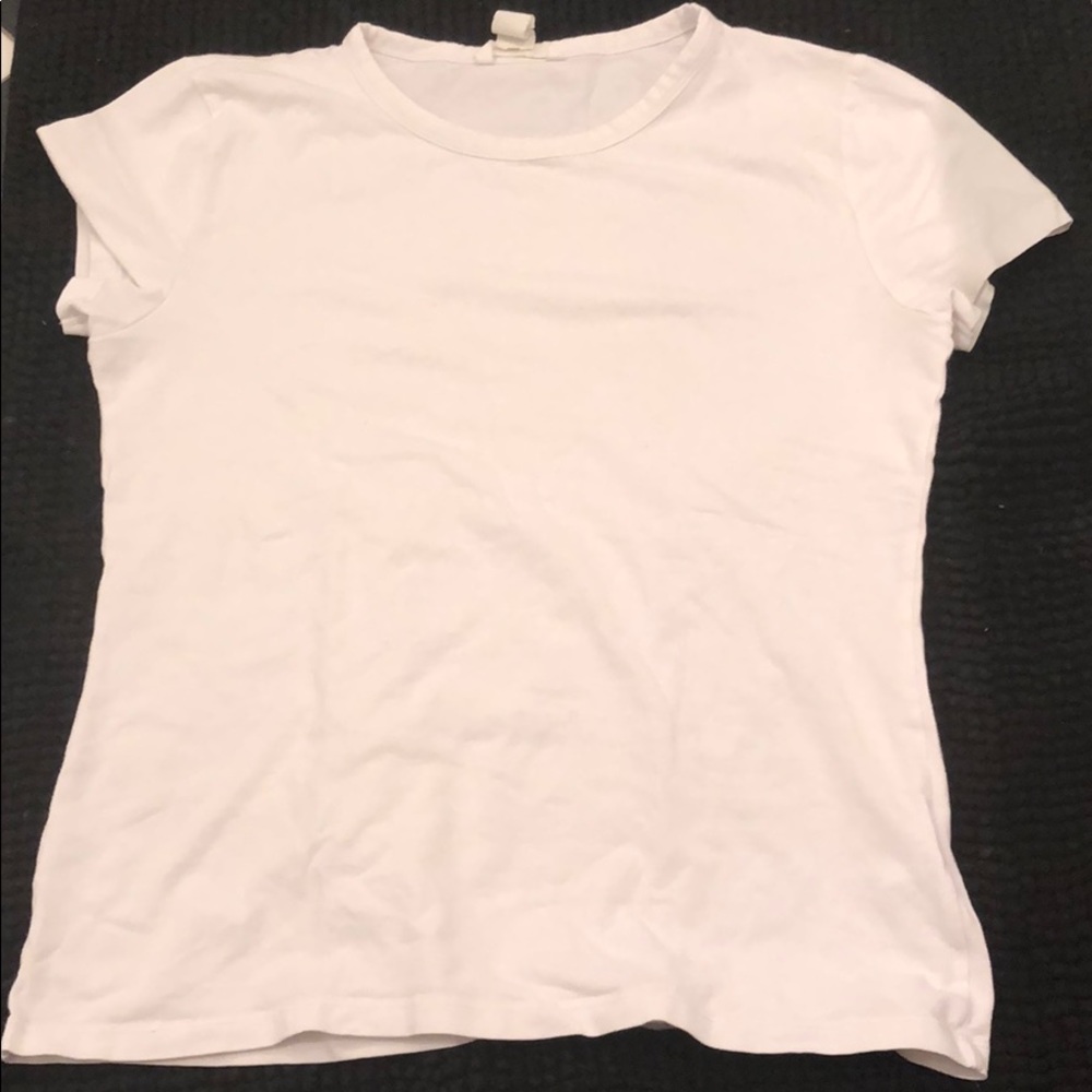 Basic white tee